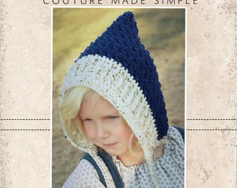 Sidda's Pixie Bonnet Crochet PDF Pattern Doll to Tween/Adult sizes