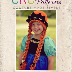 Mirabelle's Princess Wig Crochet PDF Pattern Doll, Infant, Baby Toddler, Child and Tween/Adult sizes