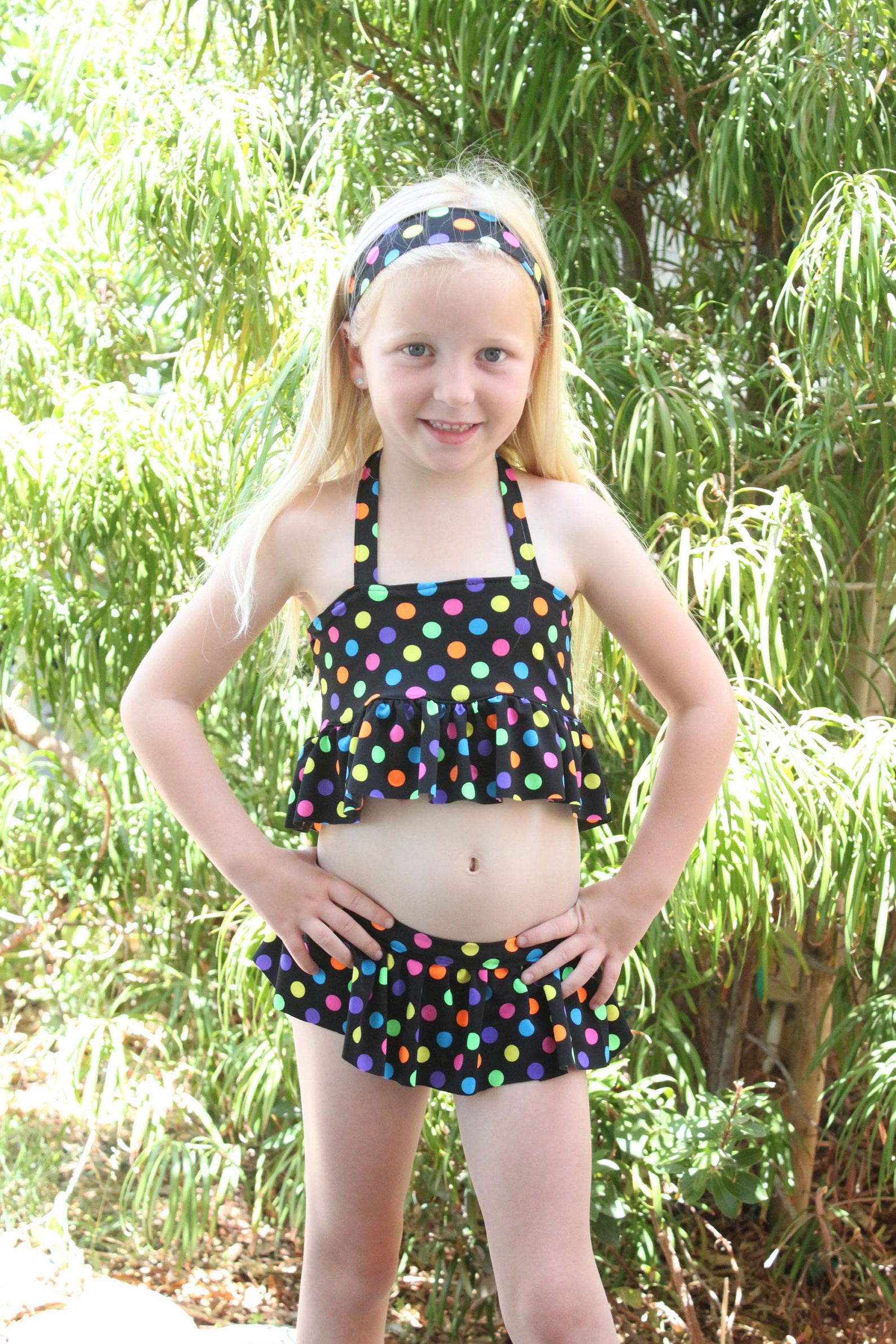 Naomi's Ruffled bikini PDF pattern size 2T to girls size 8 Etsy