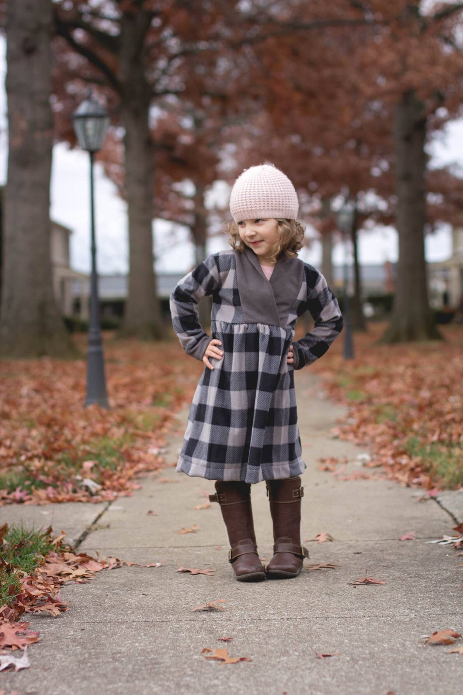 Fern's Girls Fleece Scarf Pullover PDF Pattern Sizes 2T Etsy