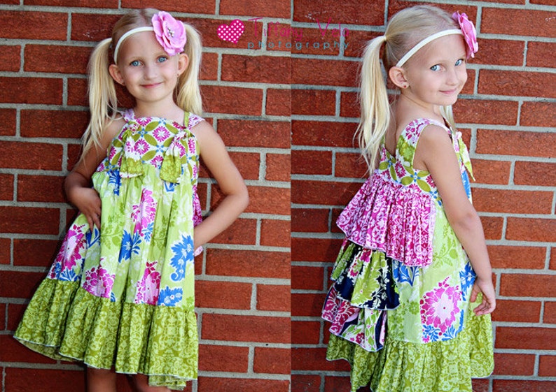 Blair's Bustled Knot Dress PDF Pattern Sizes 6-12m to 8 - Etsy