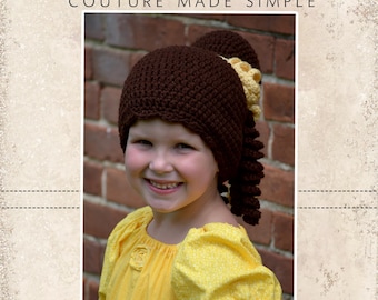 Isabelle's Princess Wig Crochet PDF Pattern Doll, Infant, Baby Toddler, Child and Tween/Adult sizes