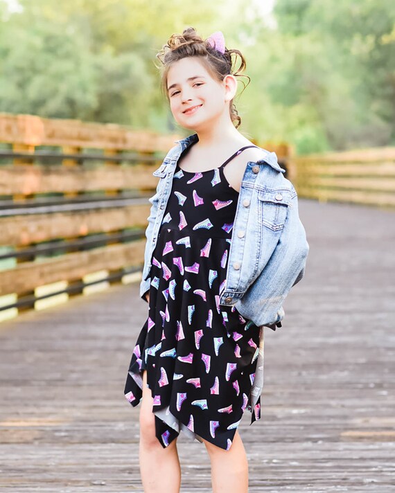 harlyn knit dress Harlyn's Star Sizes 2T to 14 Kids PDF Pattern | Knit | Boutique | A0 and Projector File CH-material-59% rayon