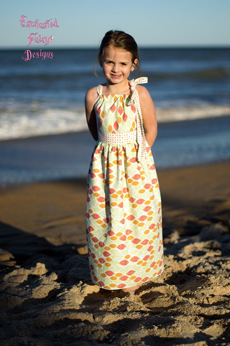 Paulette's Pillowcase Maxi Dress PDF Pattern Sizes 6/12m to 8 girls image 4