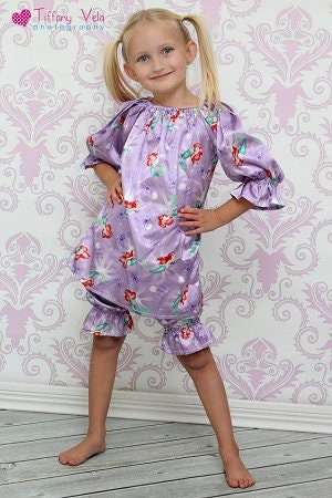 Abby's Night Gown and Bloomers Set Sizes 6/12m to 15/16 Girls and