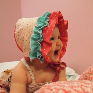 Beauty's Bonnet Sizes NB to 5T Kids PDF Pattern image 3