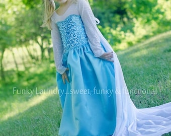 Elise&#39;s Everyday Princess Dress PDF Pattern Sizes 6/12m to girls 8