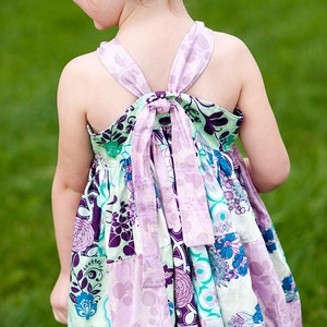 Penny's Patchwork Twirly Dress PDF Pattern NEW sizes 6-12 months to size 8 image 5