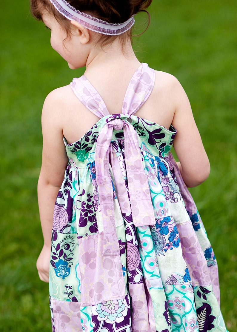 Penny's Patchwork Twirly Dress PDF Pattern NEW sizes 6-12 months to size 8 image 5