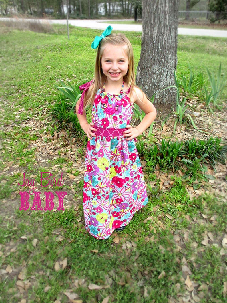 Paulette's Pillowcase Maxi Dress PDF Pattern Sizes 6/12m to 8 girls image 5