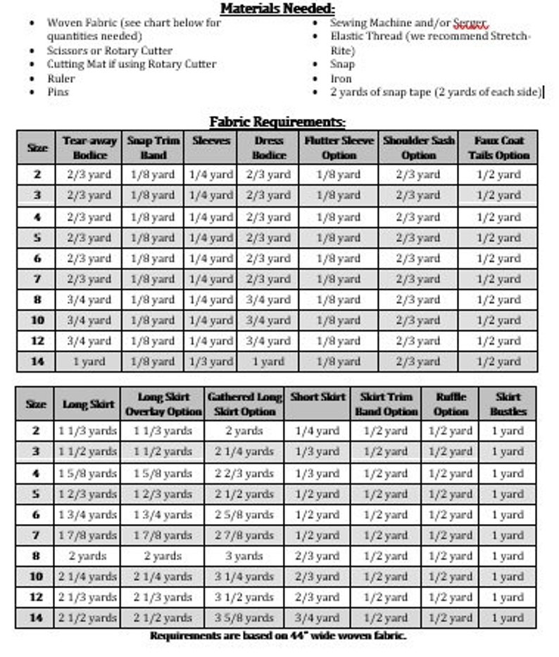 Wilhelminas Transformation Dress Sizes PDF Pattern Sizes 2T to 14 image 10