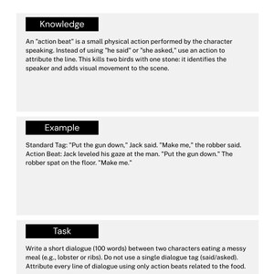 Dialogue Writing Workbook – 50 Professional Writing Exercises PDF | Printable Author Workbook | Creative Writing Practice Book image 14