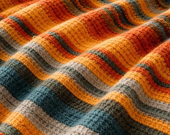 Temperature Blanket Crochet Pattern | Beginner-Friendly Memory Blanket (PDF Download)