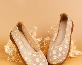 Barefoot dames plat - Summer mesh ballet