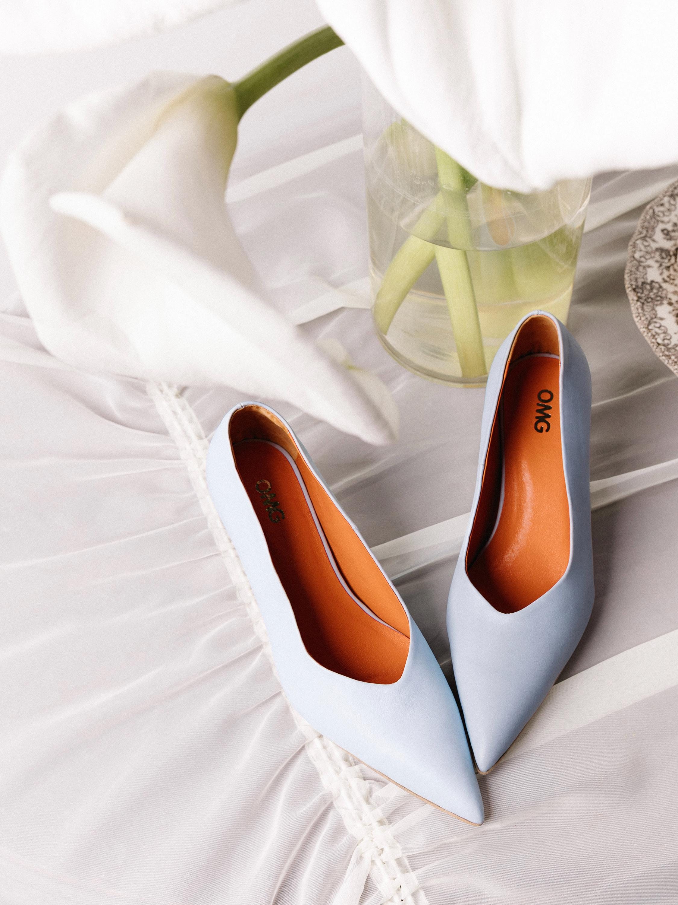 Light Blue Womens Dress Shoes
