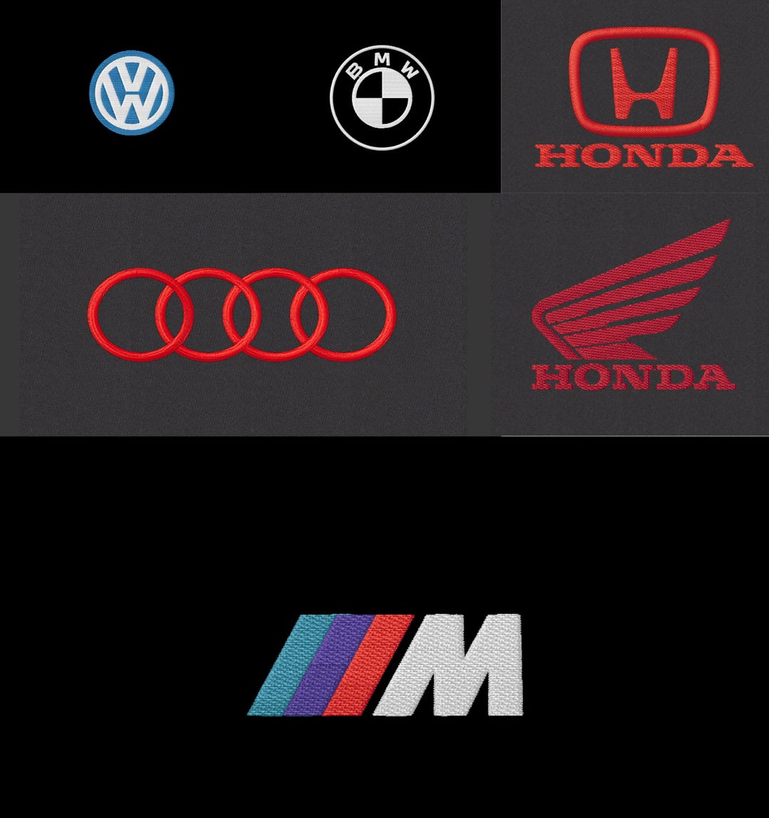 Dope Emblems CAR EMBLEM Logo BUNDLE Embroidery Design (instant Download) - Etsy