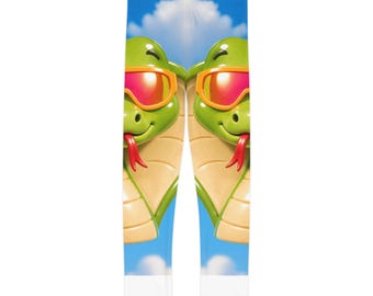 Coole zonnebril met slangenprint | Kinderlegging met slangenprint | Slangenprint over de hele legging