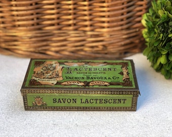 **SALE** Dollhouse Miniature Size Victorian French Milled Soaps Box