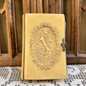 Antique French Prayer Book: 1890s Catholic Missal, Limoges