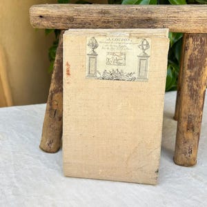 Antique Map Lyon France, Beaujolais Wine Region, Linen Backed Large Folding French Map, French Wall Decor, Pocket Map, Bar Decor, Free Ship
