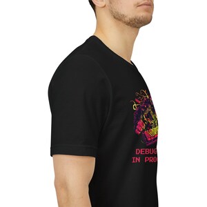 Debugging In Progress Shirt, Funny Programmer Monkey Tee, Developer Gift for Coders and Software Engineers image 6