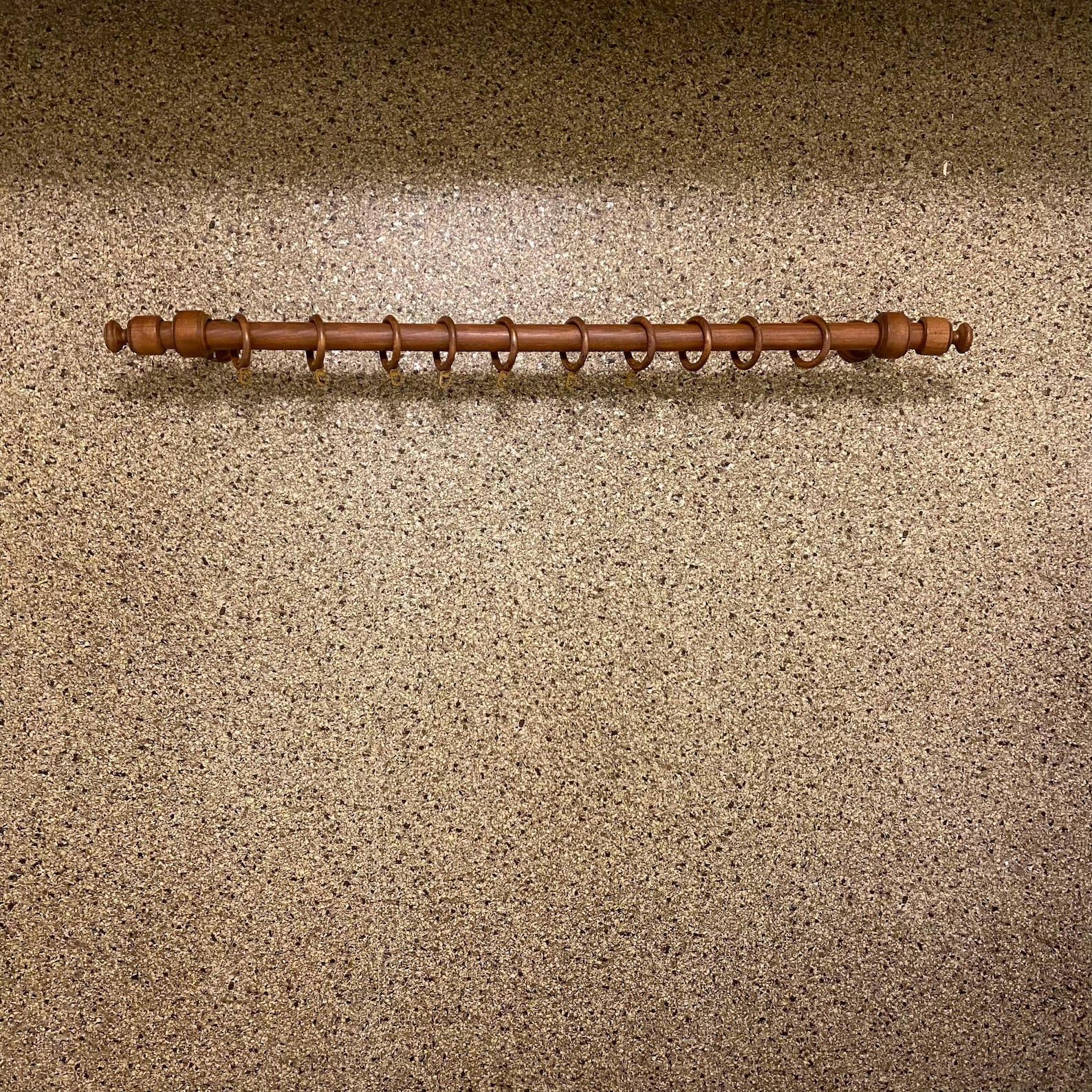 Rustic Cabin Curtain Rods Handmade Walnut Wooden Curtain Rod Set, Rustic Farmhouse Window Decor ...