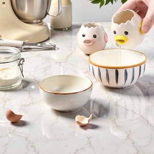 Separador de huevos de animales de cerámica