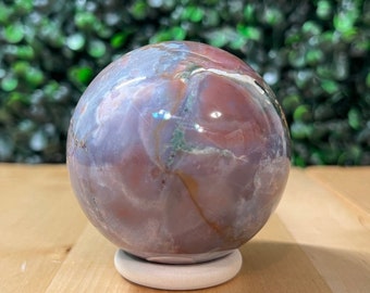 Ocean Sea Jasper Sphere Pink Madagascar