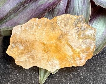 Treated Citrine Rough Quartz Crystal