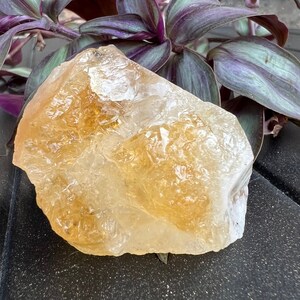 Treated Citrine Rough Quartz Crystal