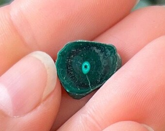 Malachite Slice Specimen Stalactite Malachite Slices Polished