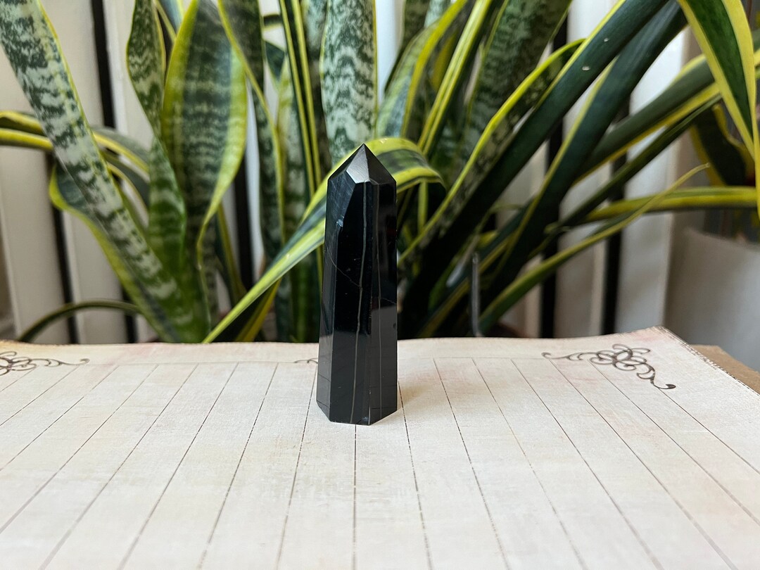 Blue Tigers Eye Point Tower Crystal - Etsy