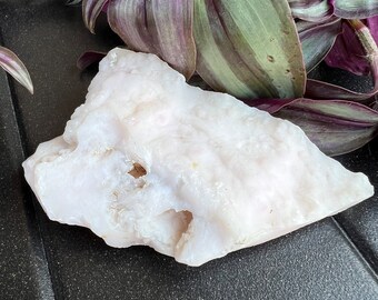 Raw Pink Opal Specimen Small Palm