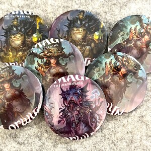 MTG Button Badge Lorwyn Eclipse Card Pack Upcycled Magic the Gathering