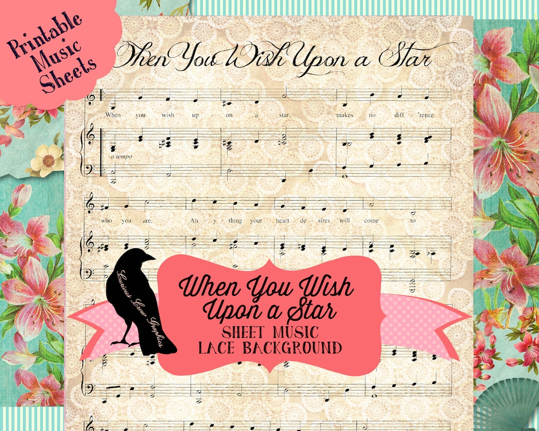Musescore When i wish upon a star sheet music