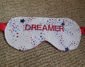 Embroidered Sleep Mask