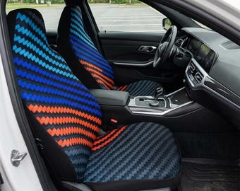 M Style Car Front Seat Covers