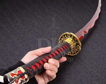 River of Blood Sword Metal Life-Size Replica | Elden Ring Sword | Real Katana - Cosplay Sword | Gamers Gift