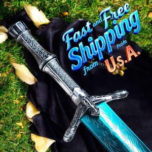 Holy Moonlight Sword Life-Size Metal Replica, Elden Ring Sword | Dark Soul Sword | Gift for Gamers | Cosplay Prop