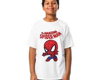 Kids Spiderman Unisex T-shirt Ages 4-18