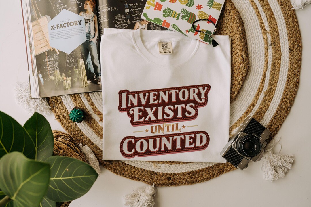 Inventory Exists Until Counted T-shirt | Cat Cartoon, Supply Chain ...
