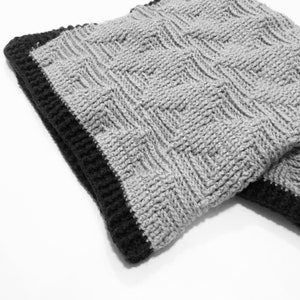 Crochet Afghan Pattern Textured Chevron