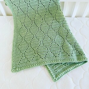 Crochet Afghan Pattern Rippling Diamonds