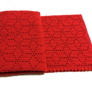 Crochet Afghan Pattern Tumbling Blocks image 6