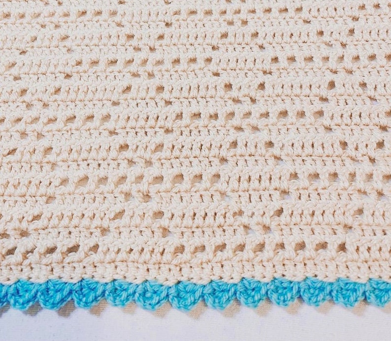 Crochet Afghan Pattern Tumbling Blocks image 5