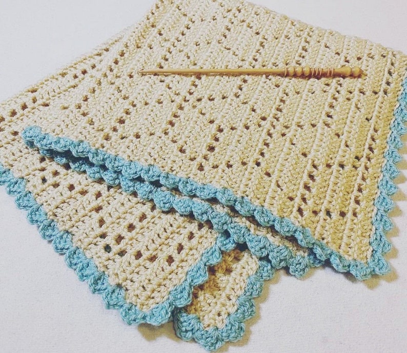 Crochet Afghan Pattern Tumbling Blocks image 3