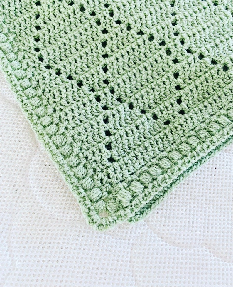 Crochet Blanket Pattern Rippling Diamonds Etsy