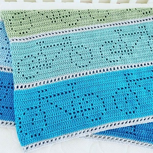 Crochet Blanket Pattern Bicycle Race