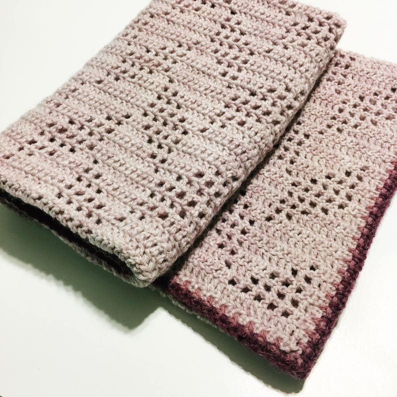 Crochet Afghan Pattern Herringbone Etsy