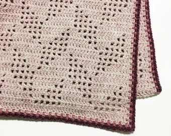 Crochet Afghan Pattern Herringbone